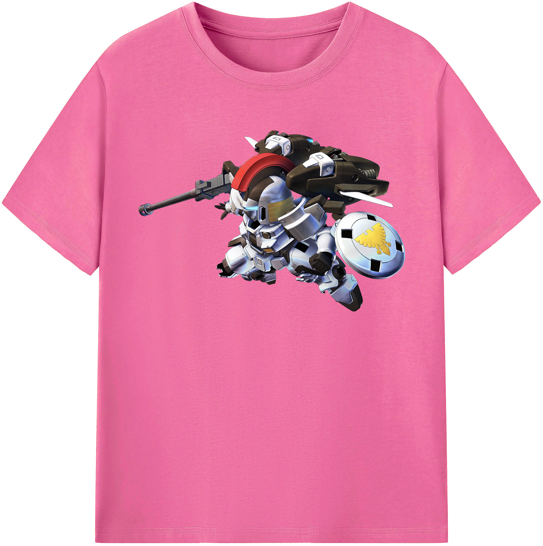 （画像用） 機動戦士ガンダム Mobile Suit Gundam レディースカジュアルプリントTシャツ（綿100％）